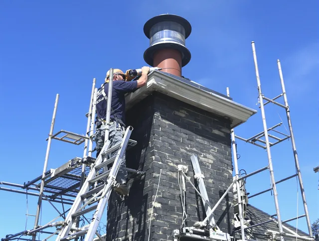 Sturdy chimney crown finished by San Gabriel Chimney Sweep in San Gabriel, CA