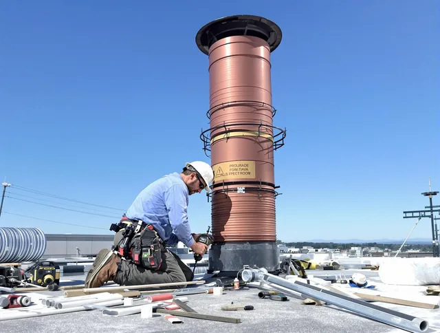 Installed chimney liner by San Gabriel Chimney Sweep in San Gabriel, CA