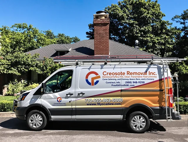 San Gabriel Chimney Sweep technician removing creosote safely in San Gabriel, CA